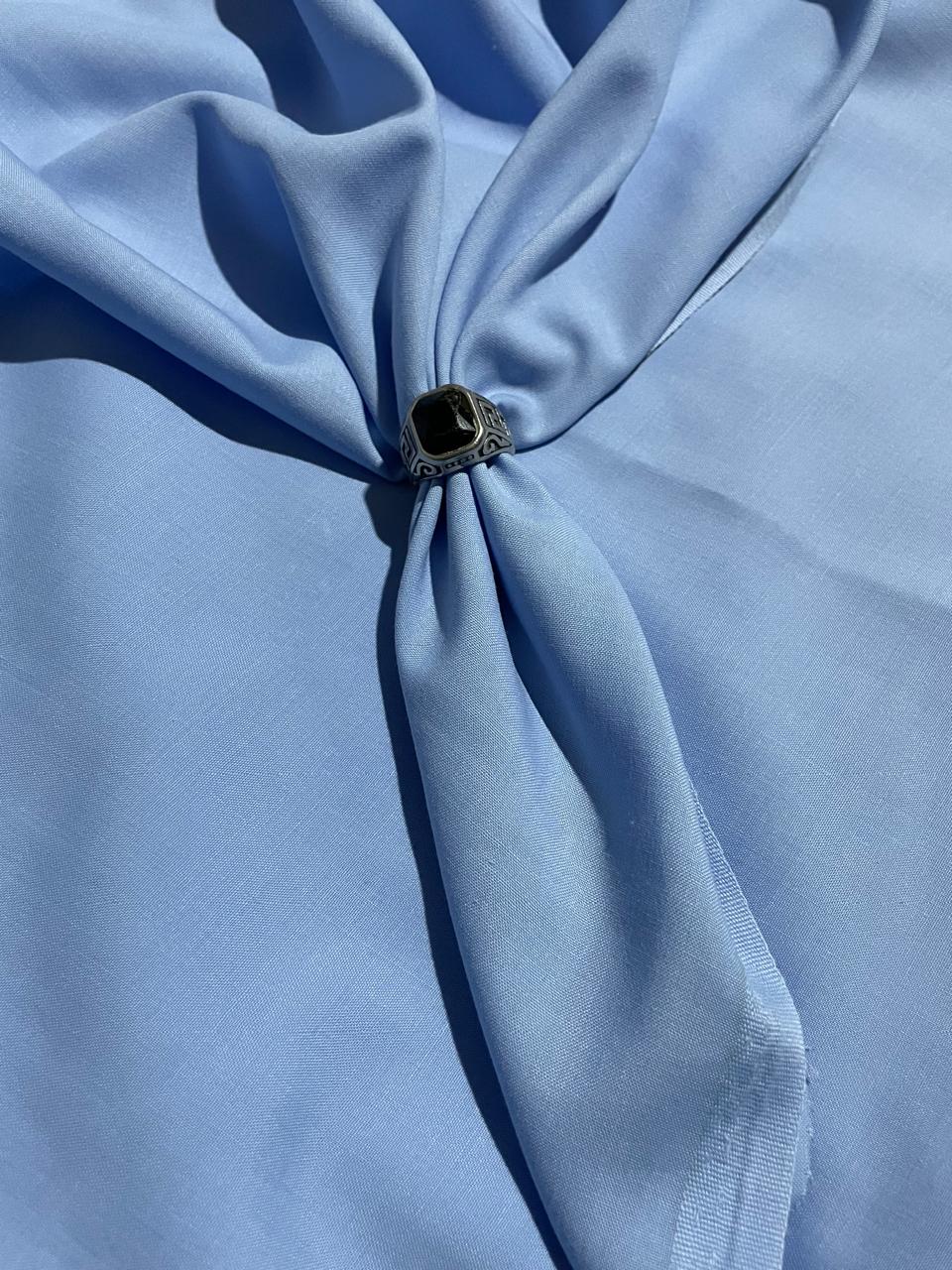 Premium Sky Blue Unstitched Wash & Wear Suit